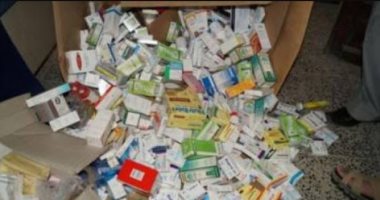 ضبط 481 صنف دواء بمخزن فى بنى سويف احتكرها صيدلى لبيعها بالسوق السوداء