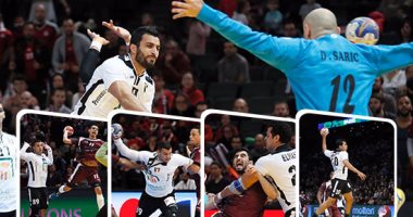 مصر تهزم قطر 22- 20 فى أولى مبارياتها بمونديال كرة اليد