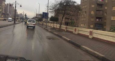 هطول أمطار على مدن كفر الشيخ فى الساعات الأولى من اليوم