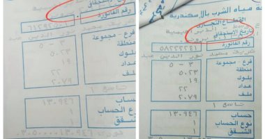 قارئ يشكو عدم الكشف المنتظم على عداد المياه فى الإسكندرية