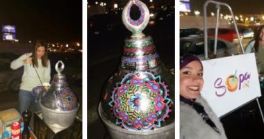 حمص وشوربة عدس.. أسلحة "مريهان" ضد البطالة بعربية شيك فى التجمع الخامس