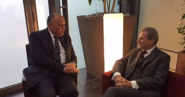 شكرى يبحث مع مسئول أوروبى مشروعات مزمع تمويلها من دول الاتحاد بمصر
