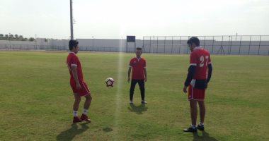 بالصور.. المنتخب العسكرى يؤدى مرانه الصباحى على استاد الحرس الوطنى  