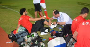 بالصور.. الحماس والتركيز يسيطر على أجواء مران الفراعنة بالجابون