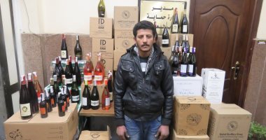 ضبط مدير محل خمور بالقاهرة قبل ترويجه 1745 زجاجة و1320 علبة بيرة بدون ترخيص