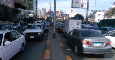 زحام مرورى بطريق مصر الإسكندرية الزراعى بسبب حادث تصادم