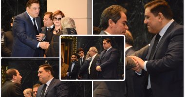 وزيرة التعاون الدولى ويسرا وحكيم يعزون أسرة الراحلة كريمة مختار