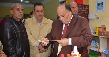 محافظ الدقهلية يجري جولة بمنافذ تموينية فى بلقاس