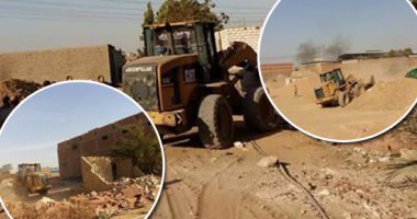 "الداخلية تؤمن إزالة 219 حالة تعدى على أملاك الدولة والأراضى الزراعية