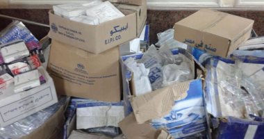 ضبط 210 علب أدوية مجهولة المصدر فى بنى سويف