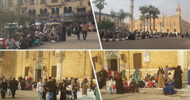 بالصور.. ذكرى استقرار "رأس الحسين" تتزامن مع الذكرى السادسة لثورة 25 يناير.. الأمن يقدم الليلة الختامية لانشغاله بتأمين الميادين.. وخدمات الطرق الصوفية تقدم الفول النابت فقط بسبب ارتفاع أسعار اللحوم