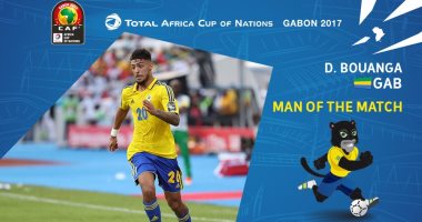 بوانجا أفضل لاعب فى مواجهة الجابون وبوركينا فاسو بأمم أفريقيا