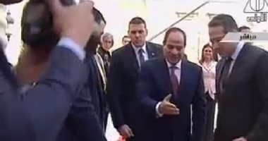 الرئيس السيسي يصل المتحف الإسلامى بباب الخلق لافتتاحه بعد ترميمه
