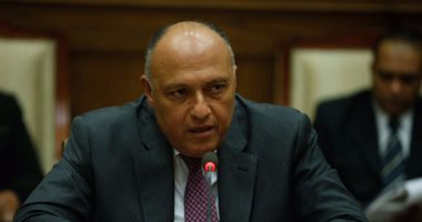 سامح شكرى: إنجاز التسوية السياسية فى ليبيا سيقضى على الإرهاب