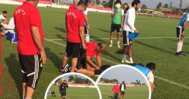 بالفيديو.. تدريبات المنتخب.. عودة شريف إكرامى استعداداً لأوغندا