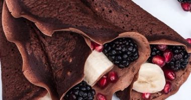 طريقة عمل كريب الشوكولاتة بالفاكهة