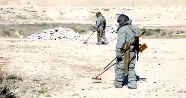 الدفاع الروسية: إبطال مفعول 25 ألف عبوة ناسفة فى حلب
