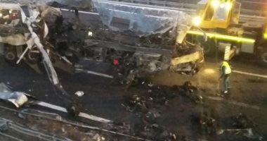 بالصور.. مصرع 16 طالبا وإصابة 39 آخرين فى حادث تصادم شمال إيطاليا