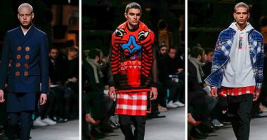 شاهد ..تقاليع "Givenchy" بالأزياء الرجالى تخطف أنظار عشاق الموضة والأزياء   