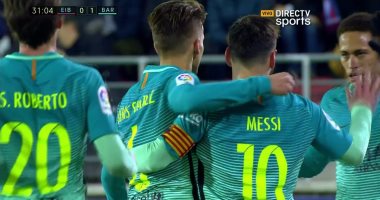 بالفيديو.. برشلونة يتفوق على إيبار 0/1 فى الشوط الأول بالليجا