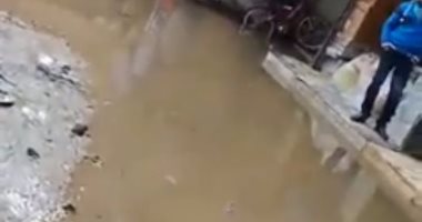 بالصور.. الصرف الصحى يحاصر منازل قرية شنشور بمركز أشمون فى المنوفية