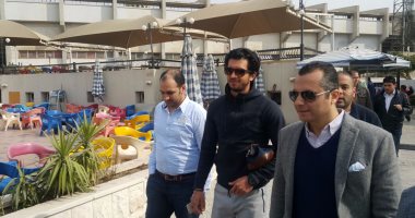 شاهد.. عمرو بركات يظهر لأول مرة فى الأهلي