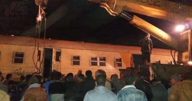 انتظام حركة قطارات كفر الشيخ بعد إعادة جرار قطار شربين للقضبان