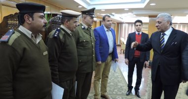 بالصور.. مدير أمن البحيرة يكرم 20 ضابطا وأمين شرطة لتميزهم فى أداء عملهم