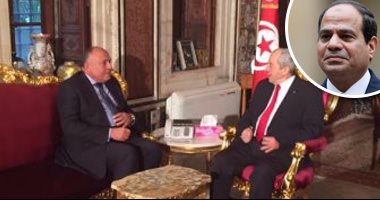 سامح شكرى يترأس وفد مصر فى اجتماعات آلية التشاور السياسى فى تونس.. وزير الخارجية يبحث مع نظيره التونسى جهود استعادة الأمن والاستقرار بليبيا.. ويتفقان على الالتزام بالمسار السياسى لتسوية الأزمة السورية
