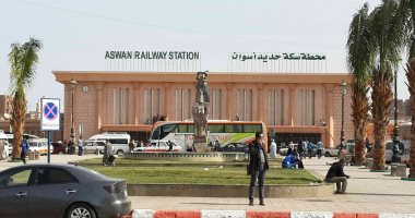ننشر صور محطة قطار أسوان بعد تطويرها من الهيئة الهندسية للقوات المسلحة