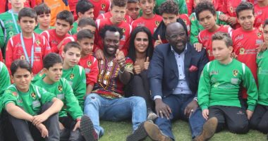 جورج وايا يقترح إقامة كأس العالم للأيتام فى دبى