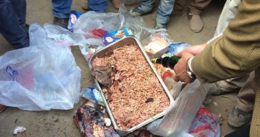 ضبط 27 كيلو دجاج ولحوم منتهية الصلاحية داخل محل بطنطا