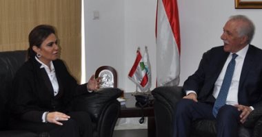 سحر نصر تناقش مع وزير الزراعة اللبنانى تعزيز العلاقات الاقتصادية