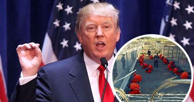ترامب يعتمد قرارات مثيرة حول الأمن القومى وجدار المكسيك.. الرئيس الأمريكى يدرس إعادة العمل ببرنامج الاعتقال السرى والبقاء على جونتانامو.. ويتراجع عن حظر دخول المسلمين لأمريكا ويمنع مواطنى 7 دول