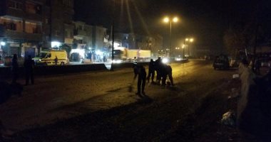 بالصور.. فتح طريق إسكندرية الزراعى بعد إزالة أثار  إنقلاب سيارة نقل