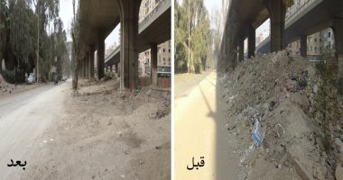 استجابة لليوم السابع... رفع 6000 طن مخلفات بطريق المريوطية الغربى