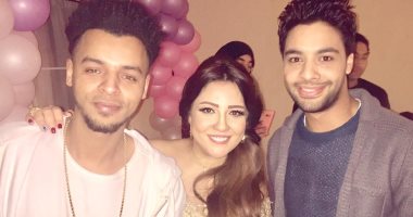 أحمد جمال يحتفل بعقيقة "فريدة" ابنة مى كساب وأوكا عبر "فيس بوك"