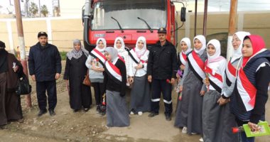 بالصور.. "الحماية المدنية" بكفر الشيخ تدرب الطالبات على مواجهة الحرائق