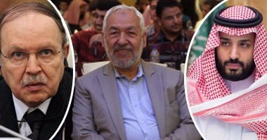 "الغنوشى" المتحدث باسم المصالحة مع الإخوان.. طرحها منتصف 2015 وهاجمتها الأحزاب.. حاول إعادتها خلال زيارة السبسى لمصر.. دعا "بوتفليقة" للوساطة.. يعيد دعوته للسعودية للتدخل..خبراء : فاشلة لمصحلة التنظيم