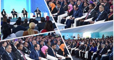 انطلاق فعاليات اليوم الثانى لمؤتمر الشباب الوطنى بأسوان بحضور السيسى
