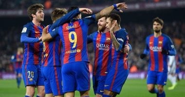سواريز يحرز هدف برشلونة الأول فى شباك أتلتيكو مدريد بالدقيقة 7 