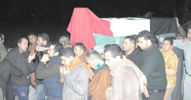 ​بالصور.. الشرقية تشيع جنازة الشهيد المجند السيد فهمى