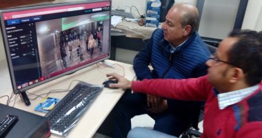 بالصور ..تركيب كاميرات مراقبة بمحطة السكة الحديد بأسوان بتكلفة 2 مليون جنيه