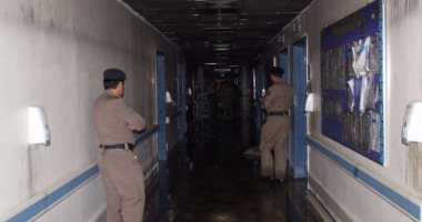 بالصور.. إصابة 3 أشخاص فى حريق شب بمستشفى بالطائف غرب السعودية