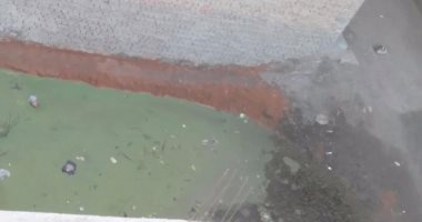 بالصور.. أهالى أبو النمرس بالجيزة يعانون من مياه الصرف الصحى