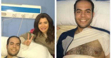 فنانو مصر يلبون دعوة الرئيس السيسي بزيارة مصابى عمليات مكافحة الإرهاب بسيناء.. محمود الجندى وحنان شوقى وسمية الخشاب وأحمد شاكر يزورون الأبطال بمستشفى الشرطة.. ولقاء سويدان: "يارب يشفيهم وتحيا مصر"