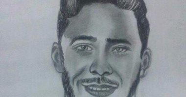 قارئ يؤازر لاعبى المنتخب الوطنى قبل مباراة المغرب برسم بورتريهات