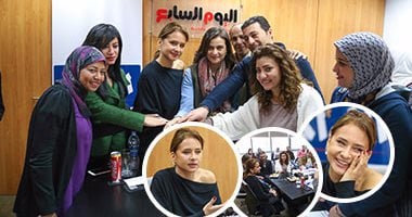 نيللى كريم فى ندوة "اليوم السابع": مسلسل "ذات" هو "لا لا لاند" المصرى.. أقدم مبادرة لعمل مسابقة لاختيار قصة فيلم استعراضى غنائى مع اليوم السابع.. السياسية بالنسبة لى أن تعيش مصر فى سلام وأمان