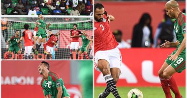 بالفيديو والصور.. الفراعنة يعبرون لنصف نهائى كأس أفريقيا من بوابة المغرب بأرقام قياسية.. نسمات التتويج ترفرف على سماء المصريين.. كهربا يصنع التاريخ بهدف فك عقدة الـ31 عاما.. الحضرى بشباك نظيفة للمرة السادسة