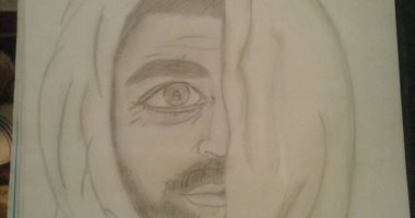 بالصور.. وائل المنصورى يشارك صحافة المواطن رسوماته الفنية